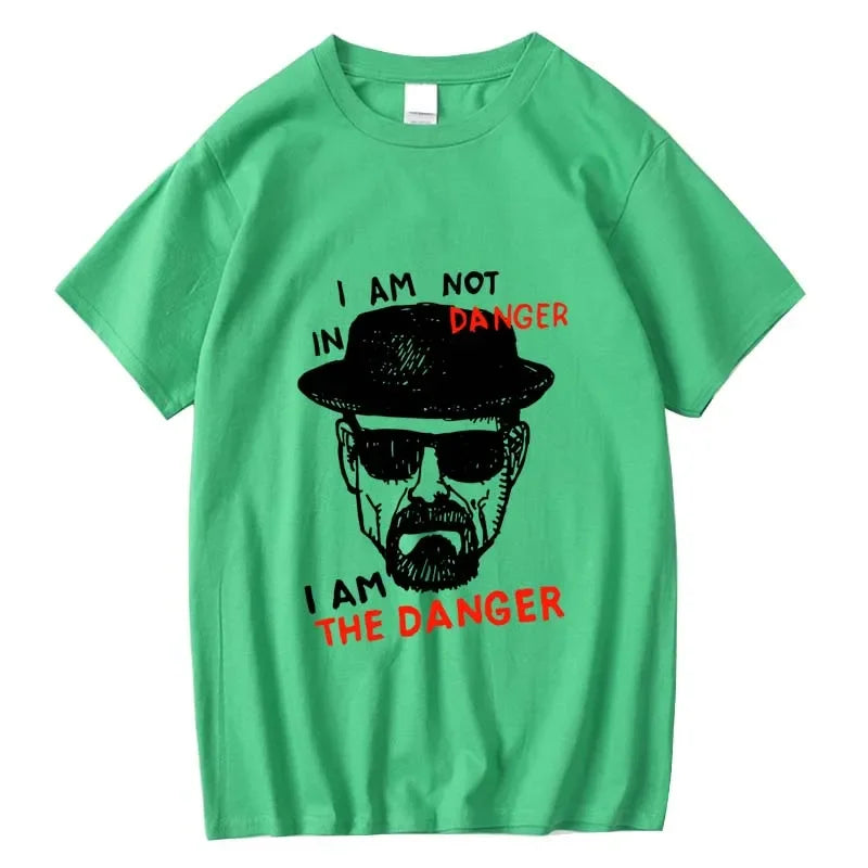 Men's T-shirt 100% Cotton Short Sleeve Breaking Bad Men T-shirt Casual Heisenberg Print Summer Tshirt Cool T-shirt Male Men Tops