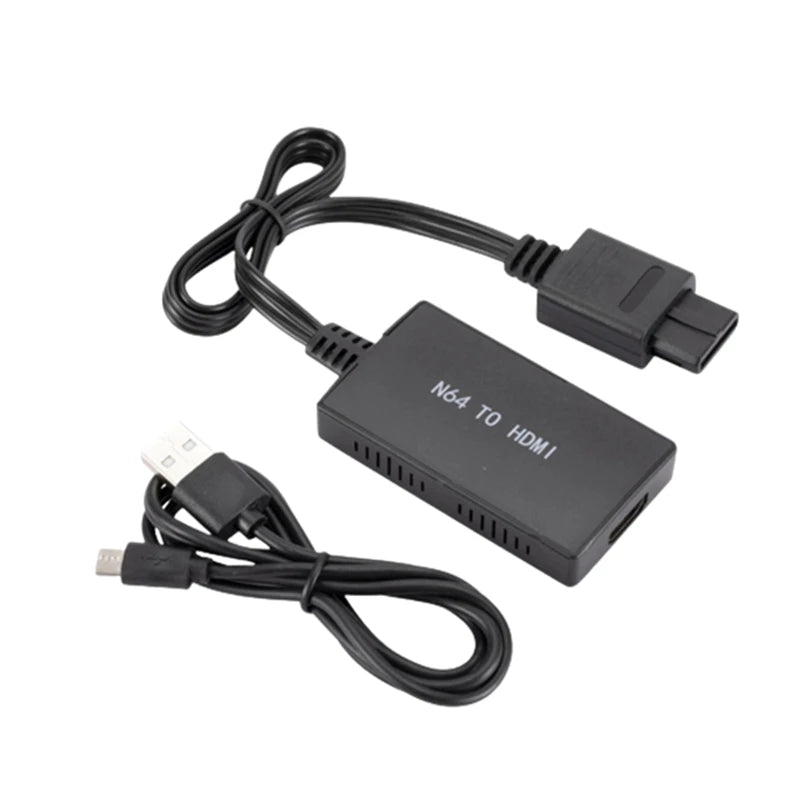 MnnWuu 1080P N64 To HDMI-compatible Converter Game Adapter For Nintend N64 / SNES toHDMI-compatible Converter Plug And Play
