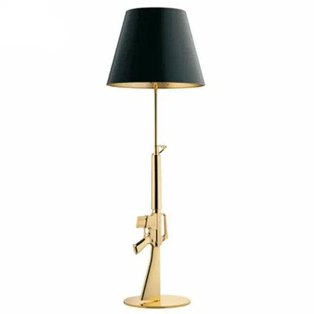 Postmodern Creative Lamp AK47 Floor Lamp LED Designer Corner Light for Living Room Reading Bedroom Bedside Gold Floor Lamp