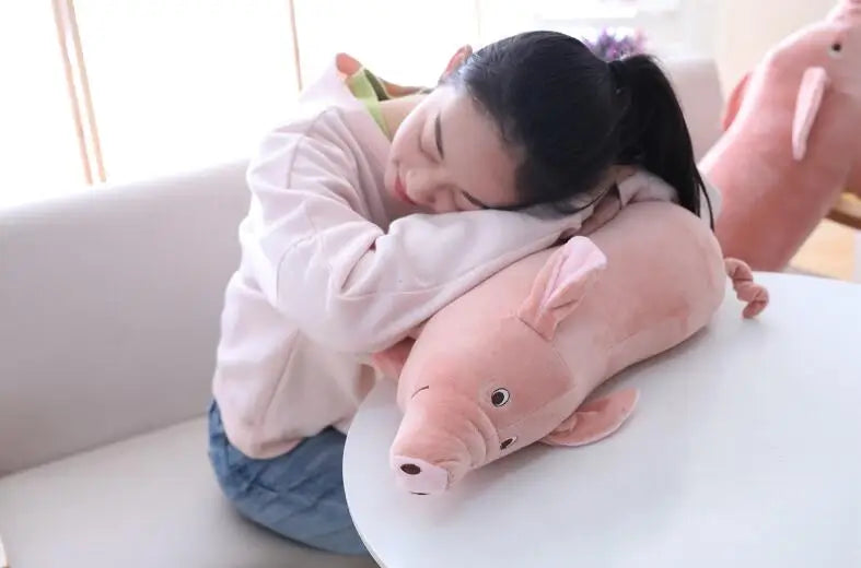 1pc 25cm Lifelike Cute Cartoon Pig Plush Toy Stuffed Soft Animal Pig Doll for Birthday Gift Toy Kawaii Gift for Girls