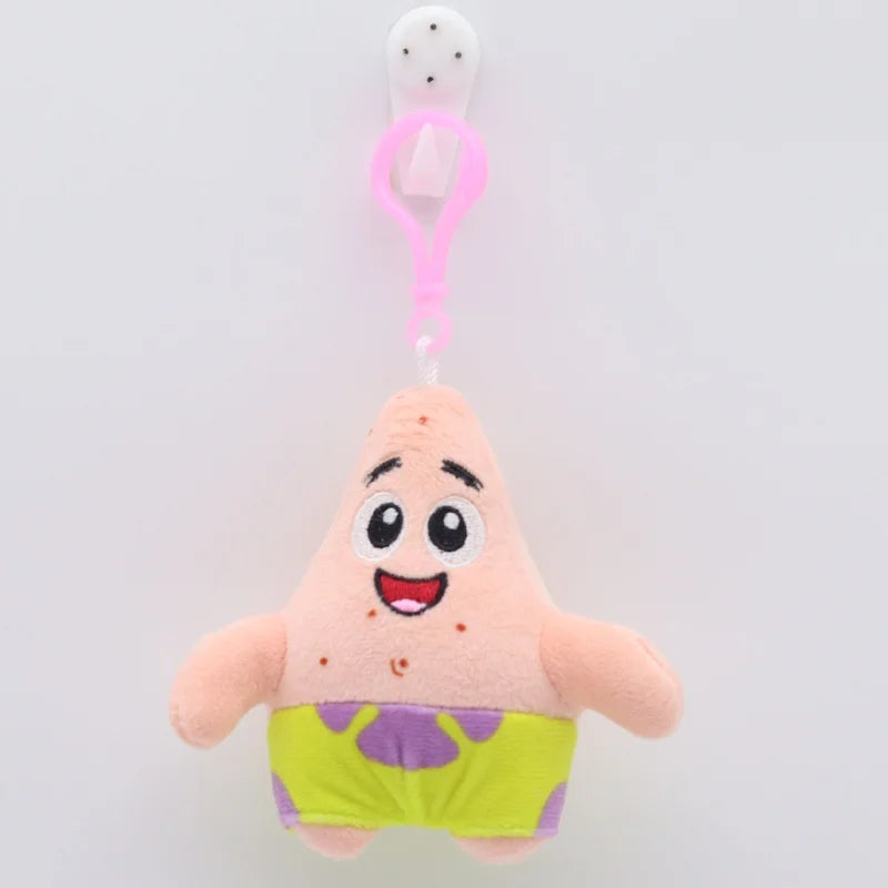 8inch/4inch  SpongeBob Patrick Star Gary Squidward Tentacles Plush Dolls Small Pendant Bag Hangings Christmas Birthday Gi