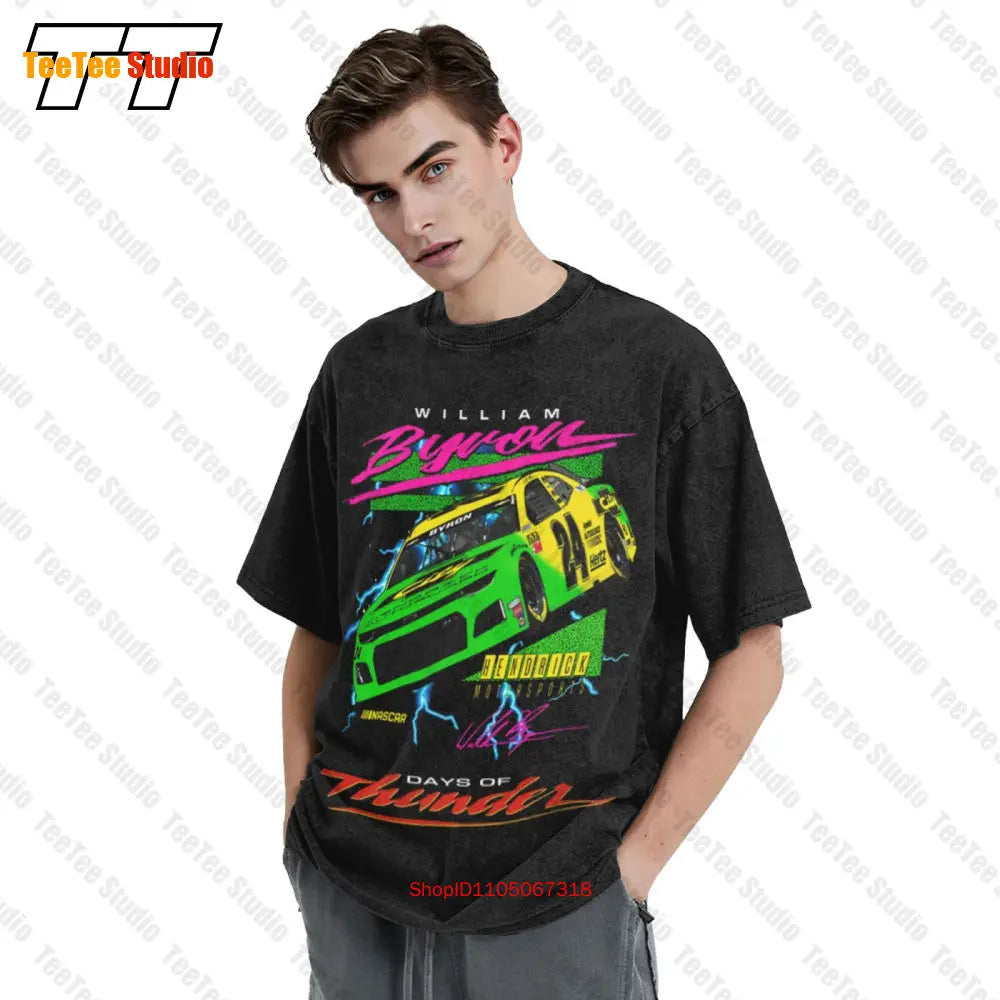 William Byron Hendrick Motorsports Team Day Of Thunder Vintage Oversized T-Shirt KT8G