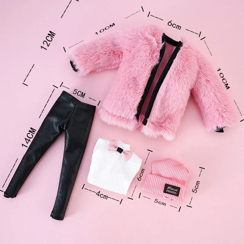 25 Style Doll Clothes for Girl Outfit Dress Fashion Coat Sweater Suitable For 30CM BJD Doll Accessories Costumes Birthday Gifts