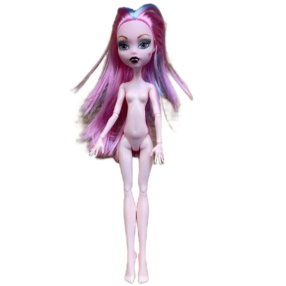 Monster Dolls Cute Horse-man Deer Cat Draculaura/Clawdeen Wolf/ Frankie Stein / Black Spider Movable Body Girls Toys Gift