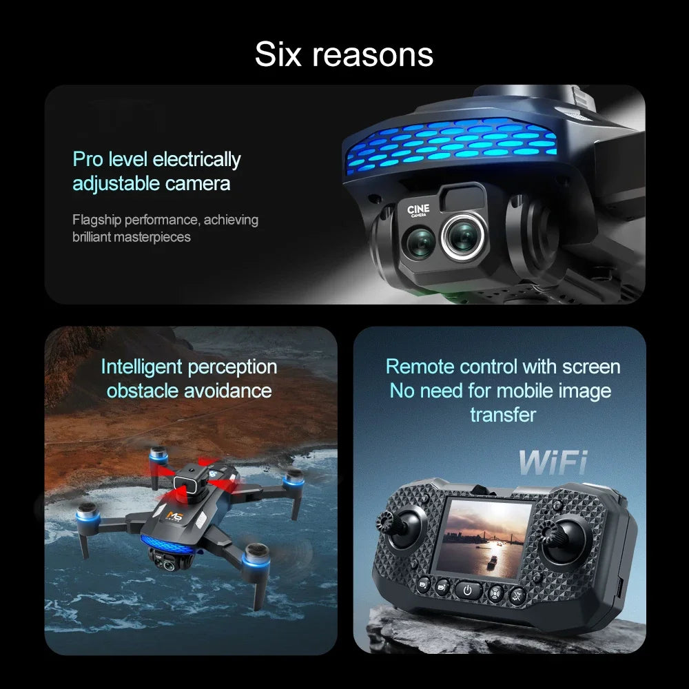 Xiaomi Mijia M6 Drone Brushless Motor Professional 8K HD Aerial Photography Obstacle Avoidance UAV Four-Rotor Helicopter Toys
