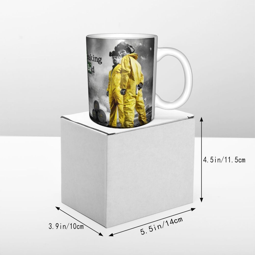 Heisenberg I Am The Danger Mug Personalized Breaking Bad Walter White Coffee Ceramic Mug Cup Creative Present