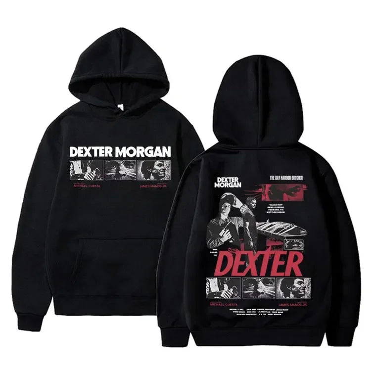New TV Program Dexter Morgan Bay Harbour Butcher Men's Autumn Winter Casual Fashion Retro Loose Warm Trendy Sportswear