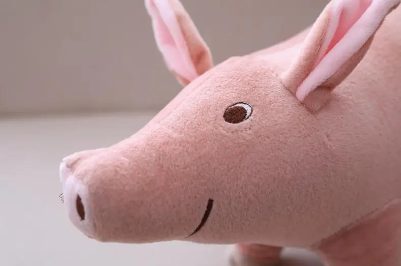 1pc 25cm Lifelike Cute Cartoon Pig Plush Toy Stuffed Soft Animal Pig Doll for Birthday Gift Toy Kawaii Gift for Girls