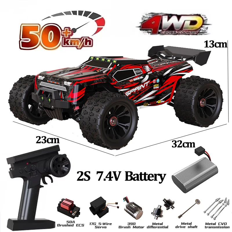 9522PRO 85KM/H High-speed RC Car Brushless Four-wheel Drive Off-road Drift 1:16 Professional Racing Car 9522 50KM/H Boy's Toy