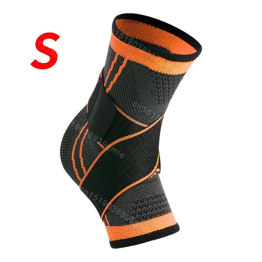 1Pcs High Quality Adjustable Ankle Support Compression Ankle Brace Protector Running Soccer Basketball Fitness Joint Pain Nylon