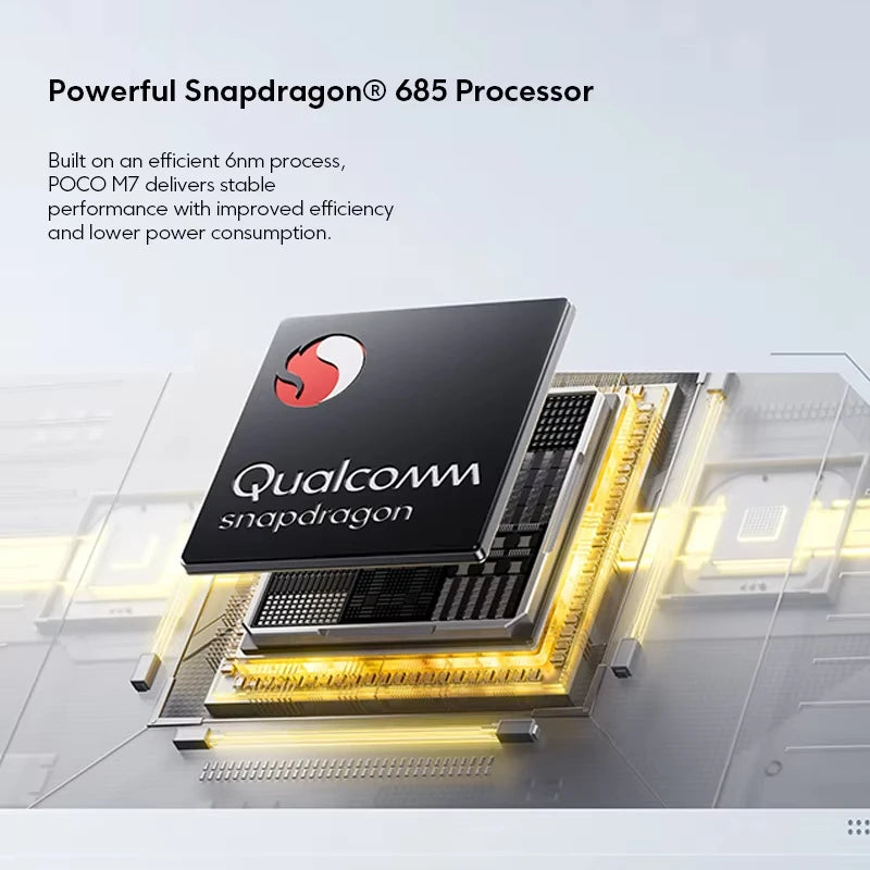 POCO M7 4G NFC 6GB/128GB 8GB/256GB Smart Cellphone 144Hz Display 7000mAh Battery Smartphone