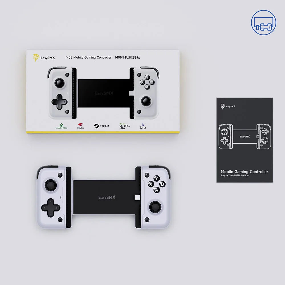 EasySMX M05 Type C Mobile Phone Controller Compatible with Android Phone/Cloud Gaming Xbox Game Pass/iPhone 15/16 Series/xCloud