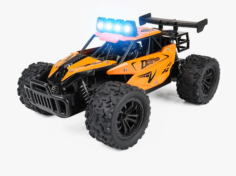 Remote Control Car RC Drift Racing 1:16 Vehicle Off Road Alloy 2.4G Radio High-Speed Trucks With LED Light Climbing Gift Kid Toy