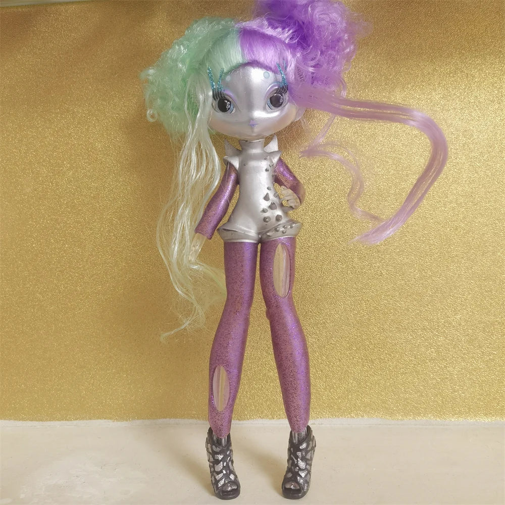 Original innovation Una poem monster doll toy girl birthday gift Novi star  doll long hair 20 cm doll with clothes DIY toy