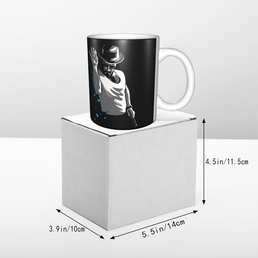 Heisenberg I Am The Danger Mug Personalized Breaking Bad Walter White Coffee Ceramic Mug Cup Creative Present