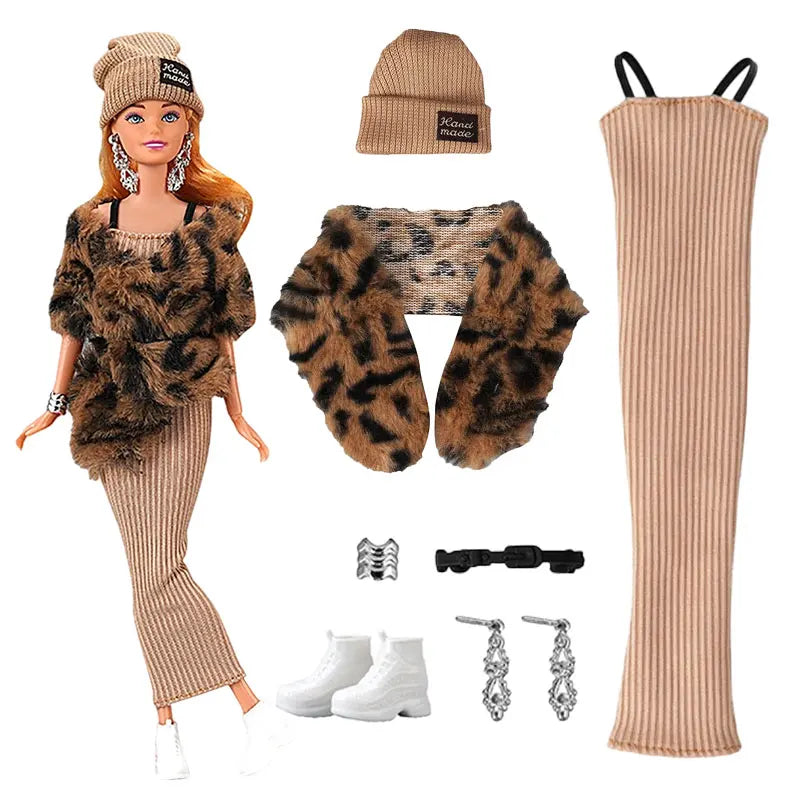 25 Style Doll Clothes for Girl Outfit Dress Fashion Coat Sweater Suitable For 30CM BJD Doll Accessories Costumes Birthday Gifts