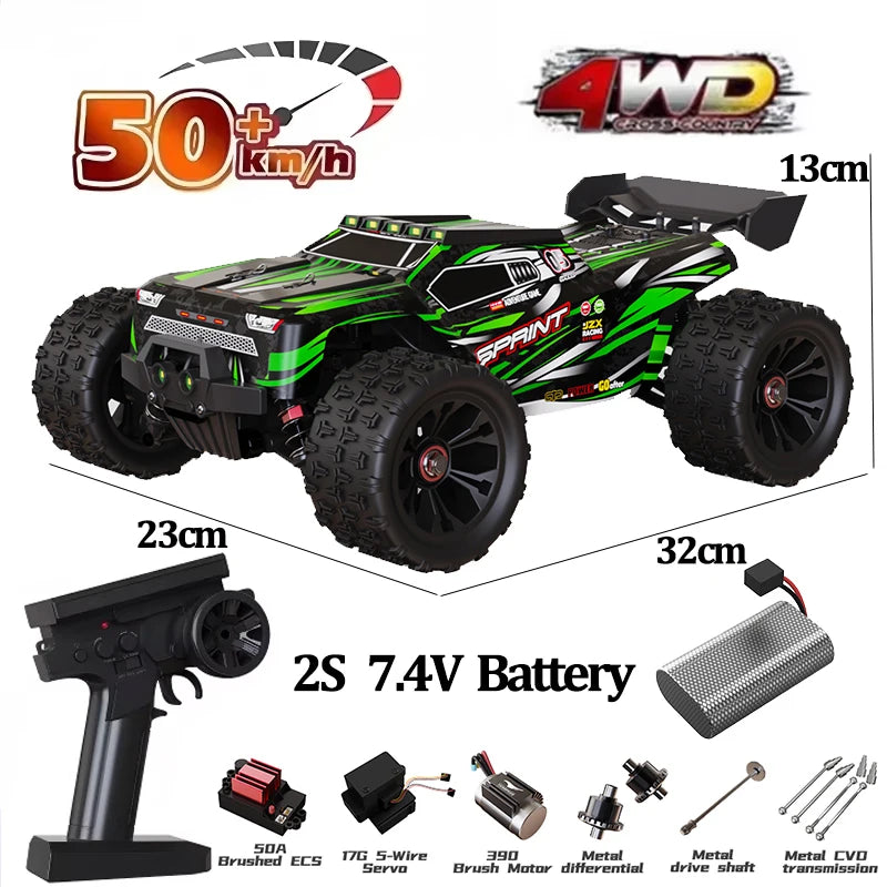 9522PRO 85KM/H High-speed RC Car Brushless Four-wheel Drive Off-road Drift 1:16 Professional Racing Car 9522 50KM/H Boy's Toy