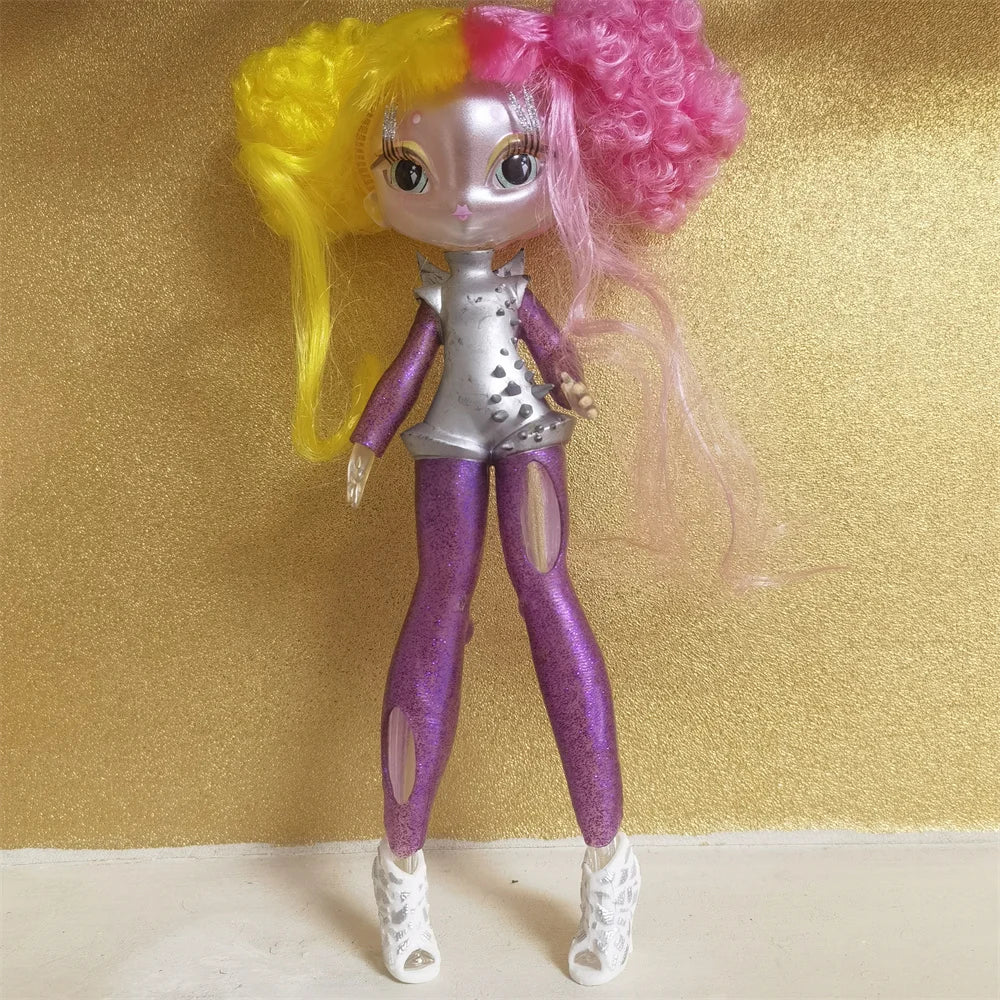 Original innovation Una poem monster doll toy girl birthday gift Novi star  doll long hair 20 cm doll with clothes DIY toy