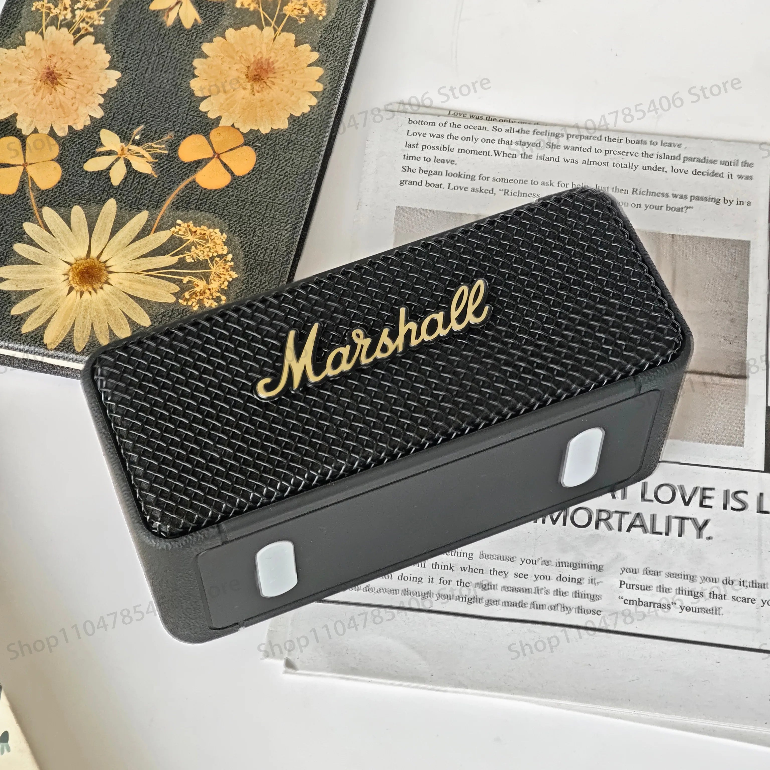 Marshall M8 Wireless Bluetooth Speaker Mobile Phone Audio Outdoor Portable Subwoofer Mini Speaker Waterproof Sports Speaker