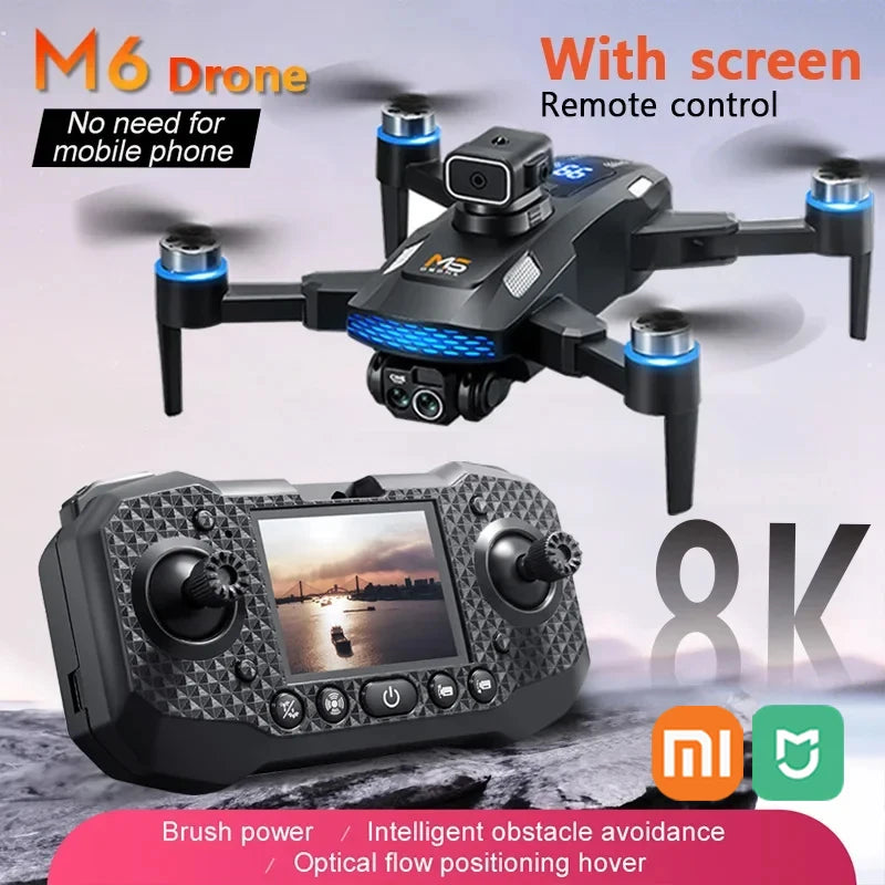 Xiaomi Mijia M6 Drone Brushless Motor Professional 8K HD Aerial Photography Obstacle Avoidance UAV Four-Rotor Helicopter Toys