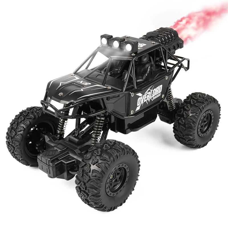 2025 New 4WD Spray Remote Control Cars With LED Lights 1:18 RC Buggy Off Road Drift Trucks RTR Vehicle Children‘s Boys Kid Gifts