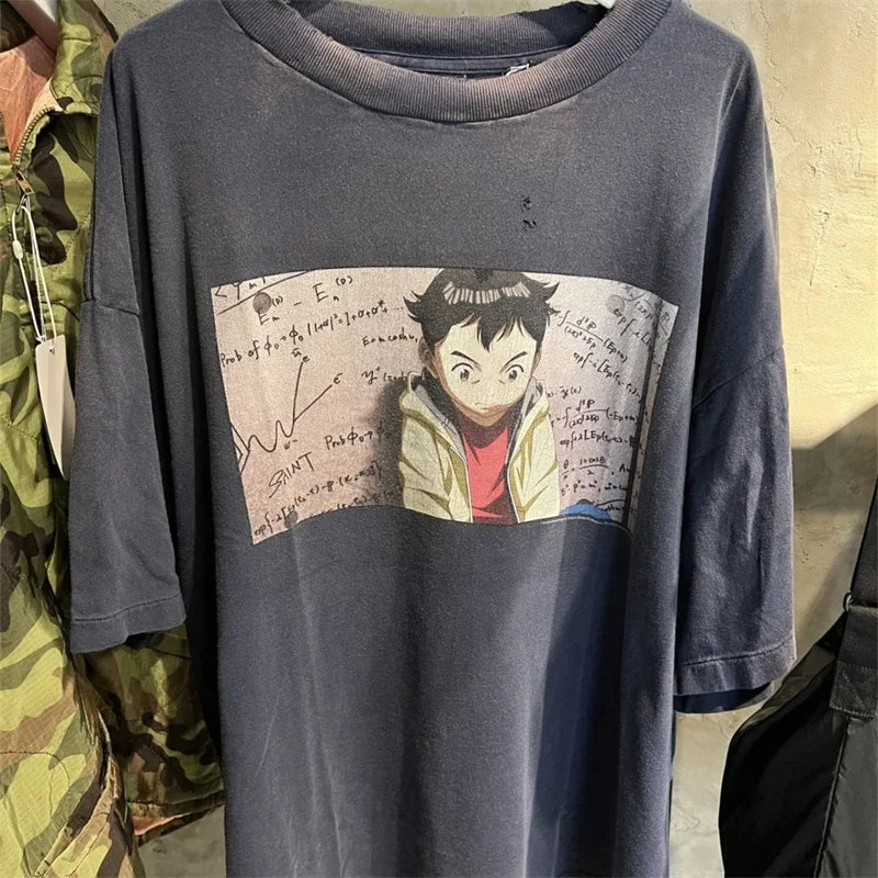 Public Enemy Saint Washed T-shirt Men Women Best Quality Tee Tops T Shirt