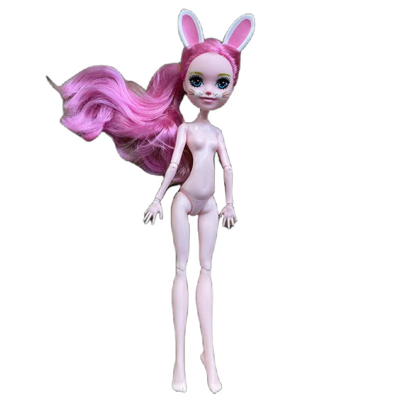 Monster Dolls Cute Horse-man Deer Cat Draculaura/Clawdeen Wolf/ Frankie Stein / Black Spider Movable Body Girls Toys Gift