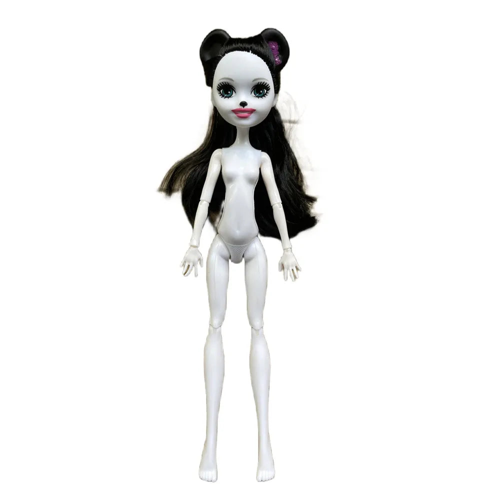 Monster Dolls Cute Horse-man Deer Cat Draculaura/Clawdeen Wolf/ Frankie Stein / Black Spider Movable Body Girls Toys Gift