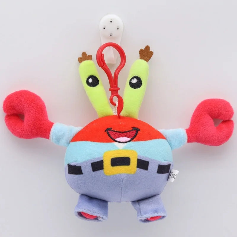 8inch/4inch  SpongeBob Patrick Star Gary Squidward Tentacles Plush Dolls Small Pendant Bag Hangings Christmas Birthday Gi