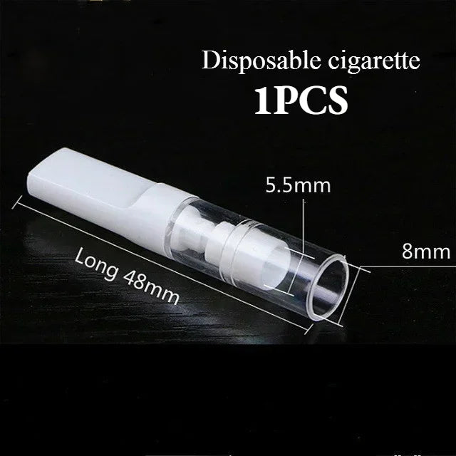 Portable Tobacco Pipe Resin Bent Pipe Cigarette Filter Herb Grinder Handheld Mini Curved Smoke Pipe Beginner Smoking Accessories