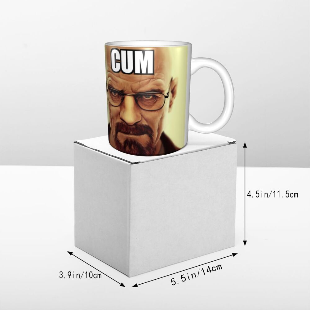 Heisenberg I Am The Danger Mug Personalized Breaking Bad Walter White Coffee Ceramic Mug Cup Creative Present
