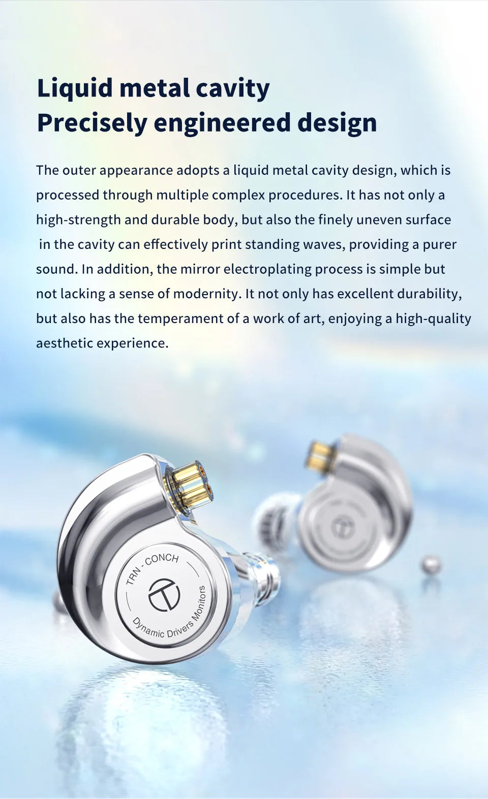 TRN Conch Earphone High-Performance DLC Diamond Diaphragm Dynamic in-Ear Monitors Music Monitors Tuning Wireless earbuds trn v80