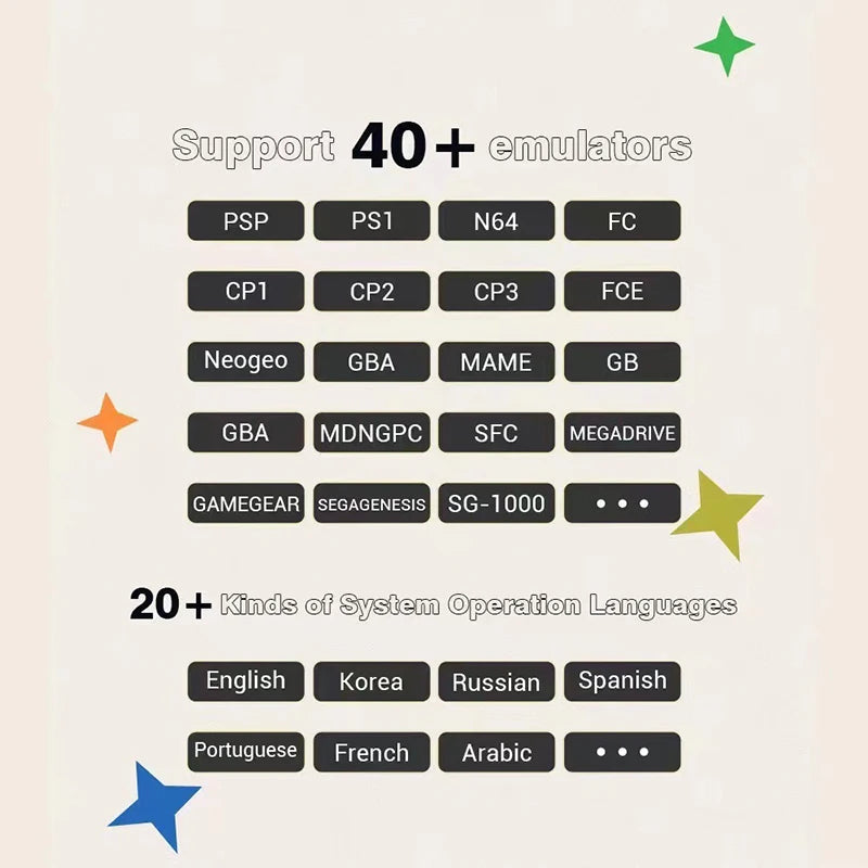 X2 Ultra Game Stick 256GB 60000+ Retro Games TV Handheld Game Console Wireless Gamepads Video Game HD Output for PS1 Nintendo