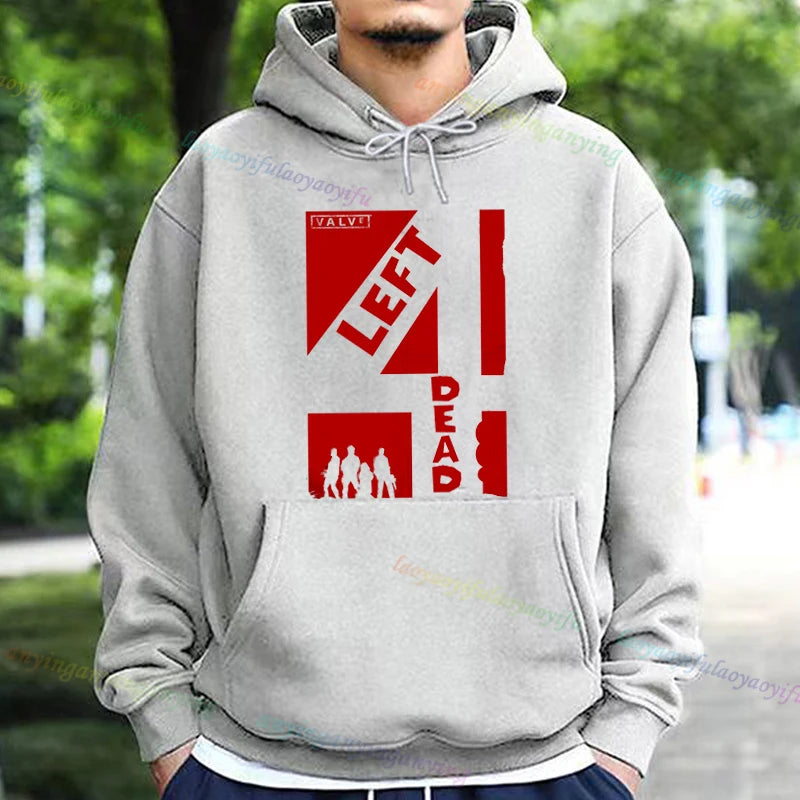 Left 4 Dead 2 Hoodie Men Women Fashion Casual Long Sleeve T-shirt Aesthetic Vintage Game Lovers Retro Style Hoodies Harajuku