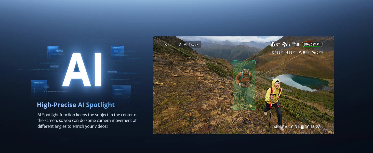 Potensic ATOM 2 Drone, 4K HDR Video, 8K Photo, 3-Axis Gimbal Camer, Under 249g, Vertical Shooting,10-KM, AI Night Shot, AI Track