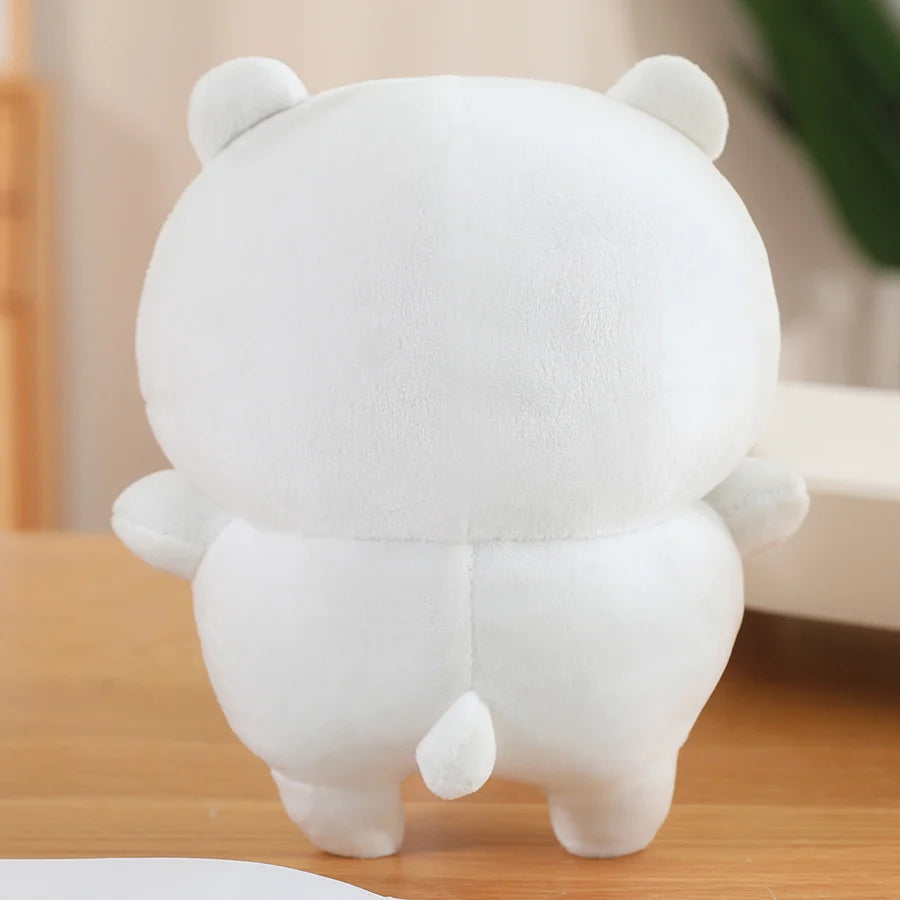 12/22/30cm Cute Self-deprecating Bear Soft Stuffed Doll Kawaii Same Style Japanese Anime White Bear Kid Birthday Xmas Gift