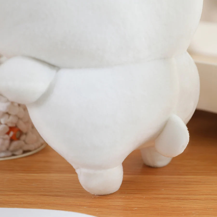 12/22/30cm Cute Self-deprecating Bear Soft Stuffed Doll Kawaii Same Style Japanese Anime White Bear Kid Birthday Xmas Gift