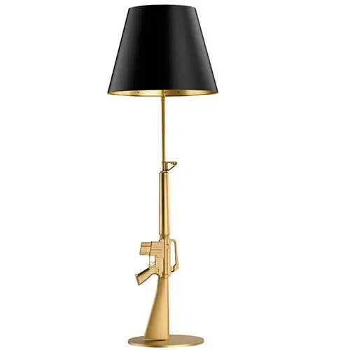 Postmodern Creative Lamp AK47 Floor Lamp LED Designer Corner Light for Living Room Reading Bedroom Bedside Gold Floor Lamp