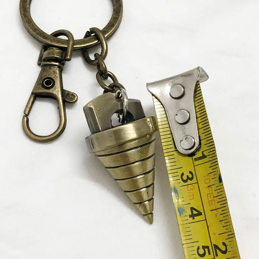 Anime Tengen Toppa Gurren Lagann Necklace Core Drill Pendant Keychain keyring Jewelry Cosplay Toy Birthday Women Men Gift