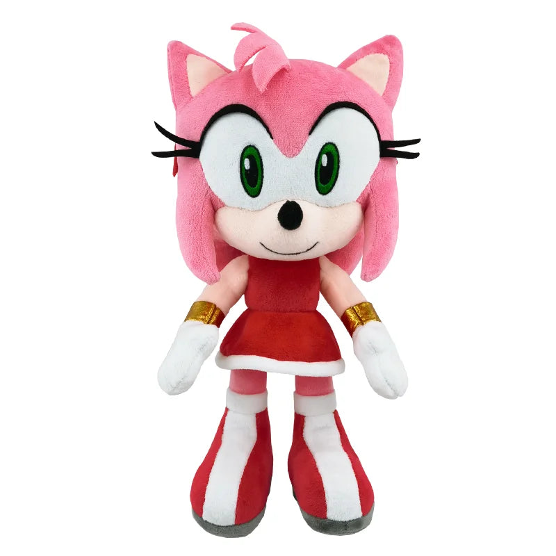 High Quality Sonic Plush Toy New Arrival Knuckles Tail Amy Rose Plush Doll Cute Soft Stuffed Doll Birthday Gift for Children