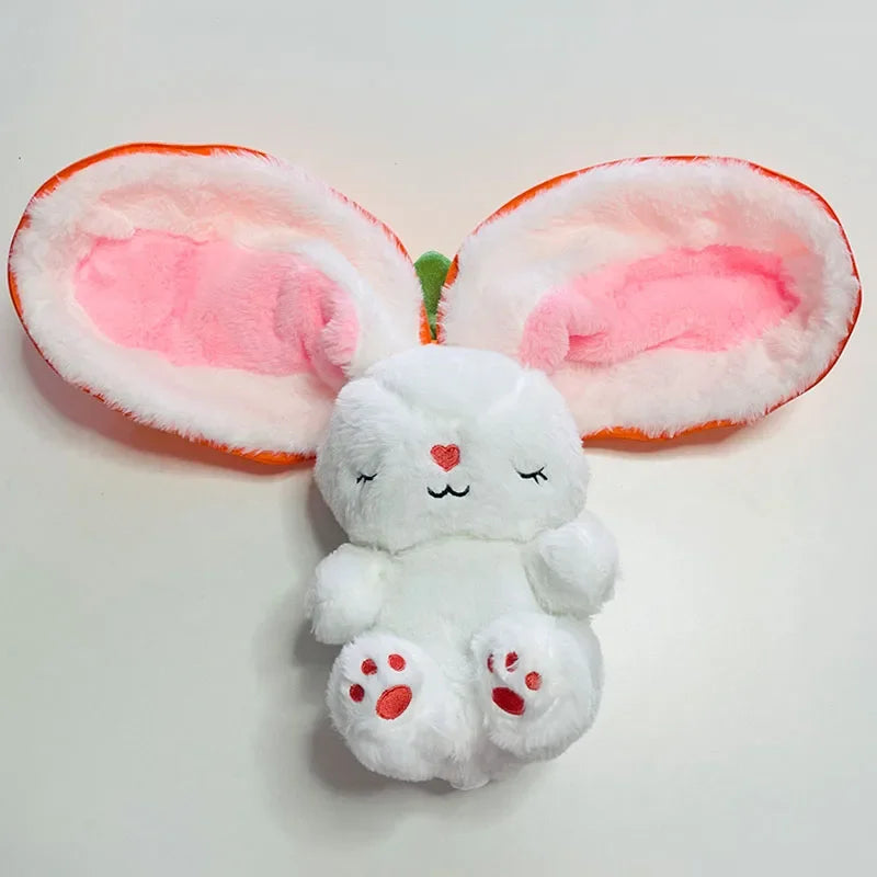 Cute Music Luminous Breathing Doll with Motion Lights Plush Baby Sleeping Toys Bunny Soft Cartoon Plush Doll Early Childhood