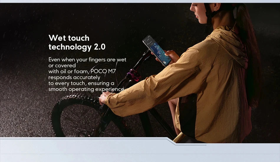 POCO M7 4G NFC 6GB/128GB 8GB/256GB Smart Cellphone 144Hz Display 7000mAh Battery Smartphone