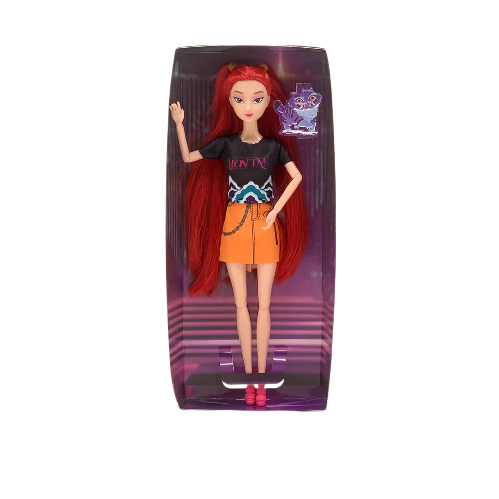 Kpop Demon Hunters Action Figure Dolls - Rumi Mira Zoey 3-Pack with Music, DIY Plastic Toys for Girls 3+, Collectible Kpop Gift