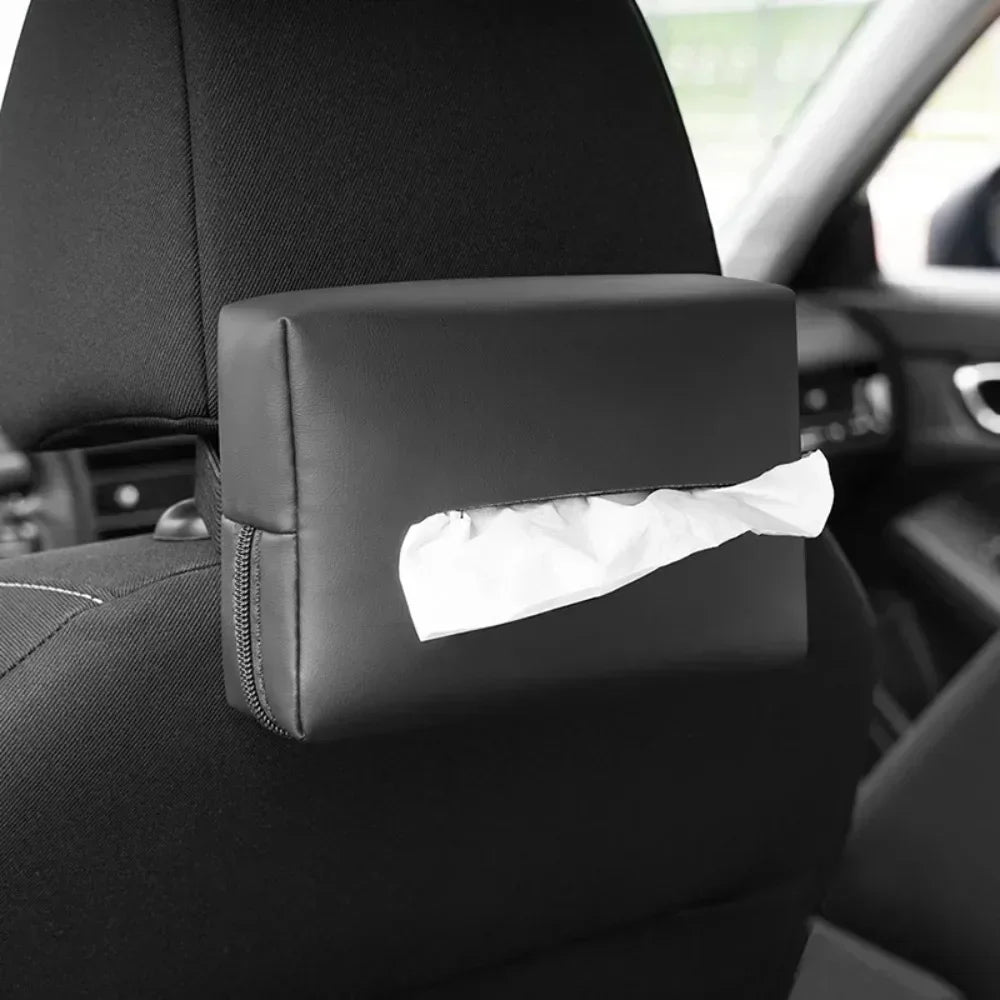 Car tissue box, sunshade seat backrest suspension tissue box, car armrest box, tissue storage box, car storage and organization