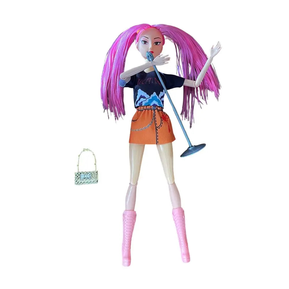 #@HOT Doll Toys Kpop Demon Hunters Action Figure Toy Rumi Mira Zoey Beautiful Princess Baby Girl Dolls Plastic DIY Toy for Girls