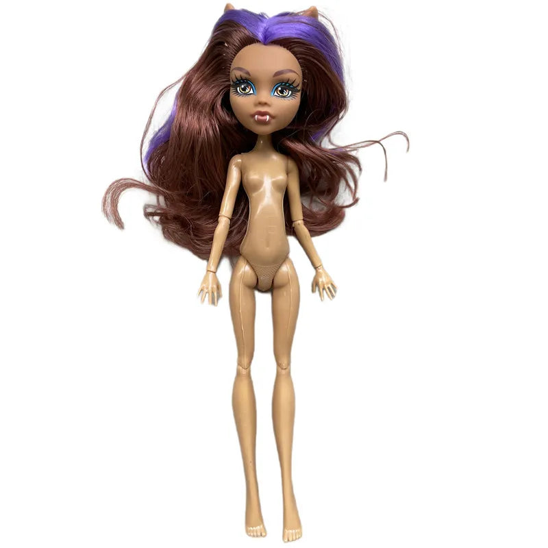 Monster Dolls Cute Horse-man Deer Cat Draculaura/Clawdeen Wolf/ Frankie Stein / Black Spider Movable Body Girls Toys Gift