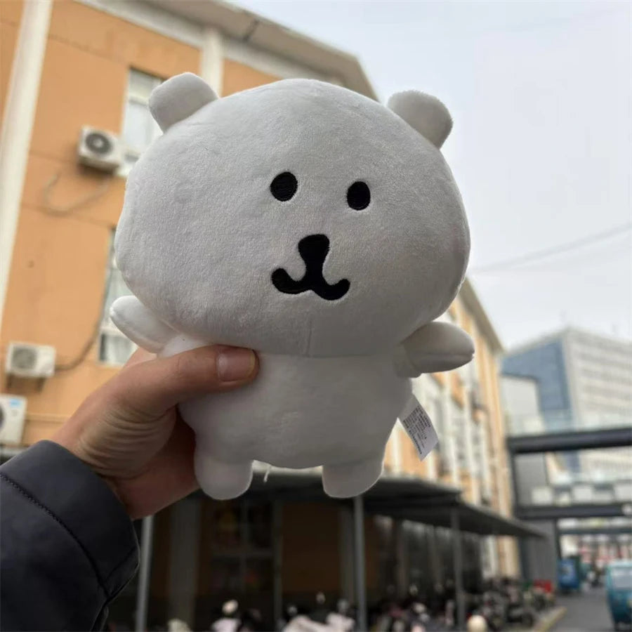 12/22/30cm Cute Self-deprecating Bear Soft Stuffed Doll Kawaii Same Style Japanese Anime White Bear Kid Birthday Xmas Gift