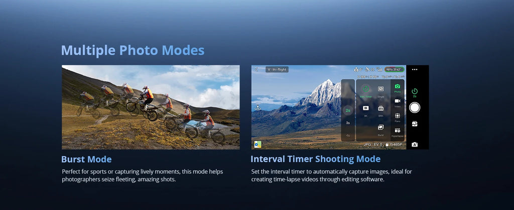 Potensic ATOM 2 Drone, 4K HDR Video, 8K Photo, 3-Axis Gimbal Camer, Under 249g, Vertical Shooting,10-KM, AI Night Shot, AI Track