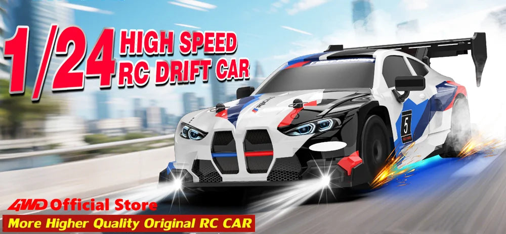 4WD RC Drift Car Remote Control GTRPRO AE86PRO Model 4x4 Racing RTR Radio Truck Vehicle Toy Gift for Boy Girl Children Kid Adult