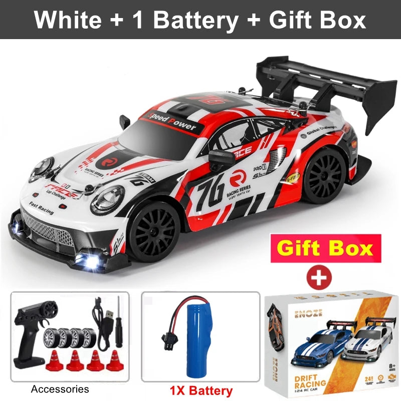 4WD RC Drift Car Remote Control GTRPRO AE86PRO Model 4x4 Racing RTR Radio Truck Vehicle Toy Gift for Boy Girl Children Kid Adult